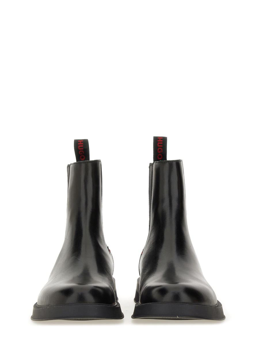 Hugo Boss Leather Chelsea Boot