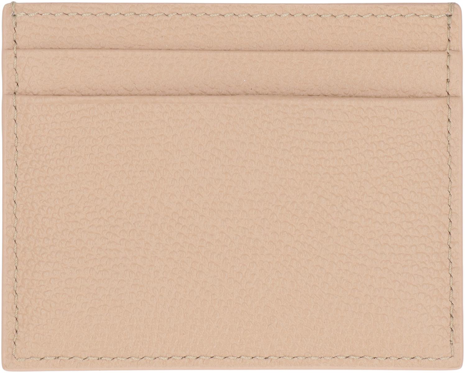 Valentino Garavani Vlogo Signature Leather Card Holder