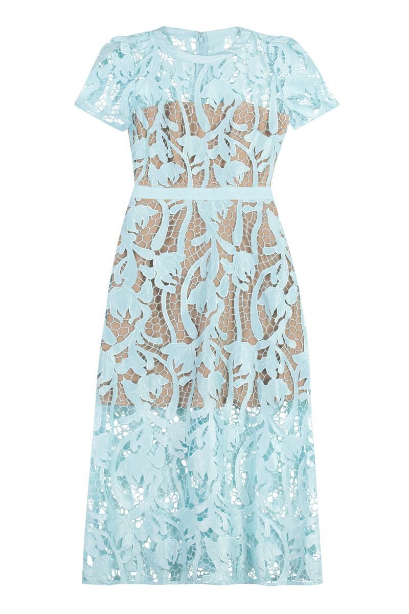 Self-Portrait Lace Midi Dress