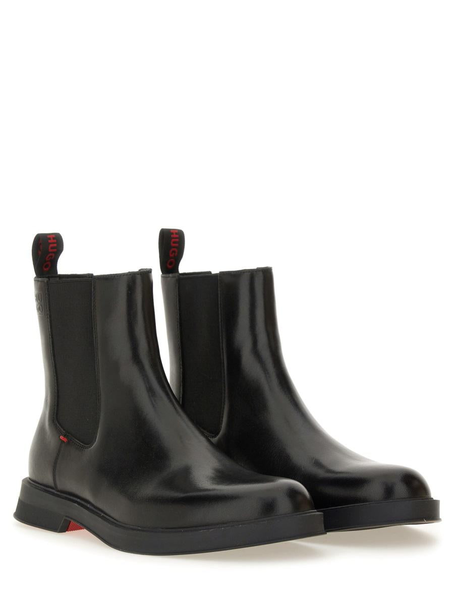 Hugo Boss Leather Chelsea Boot