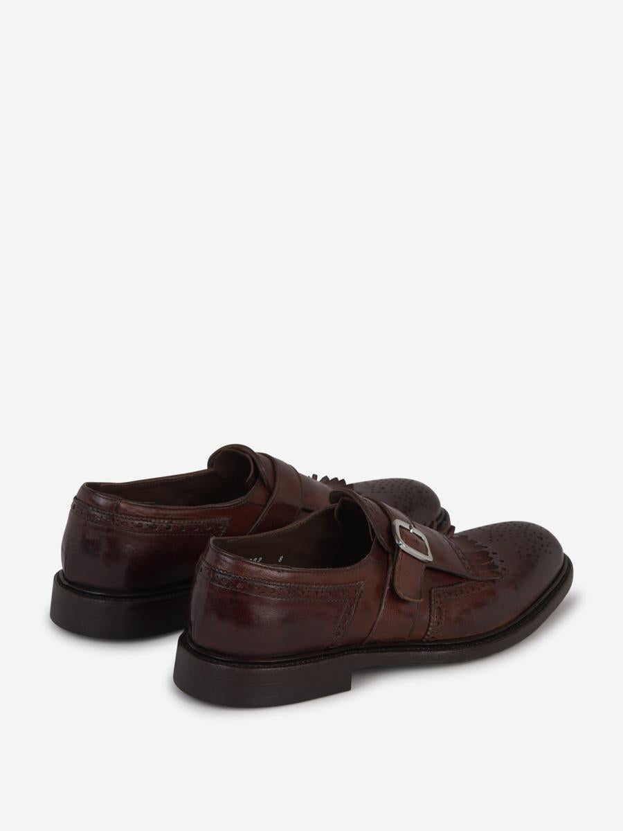 Green George Buckle Shoes