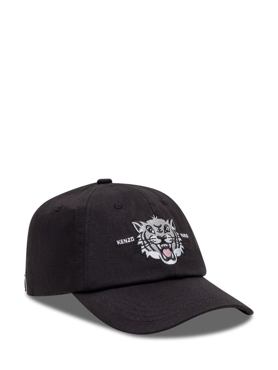 Kenzo Kenzo Black Cap With Tiger