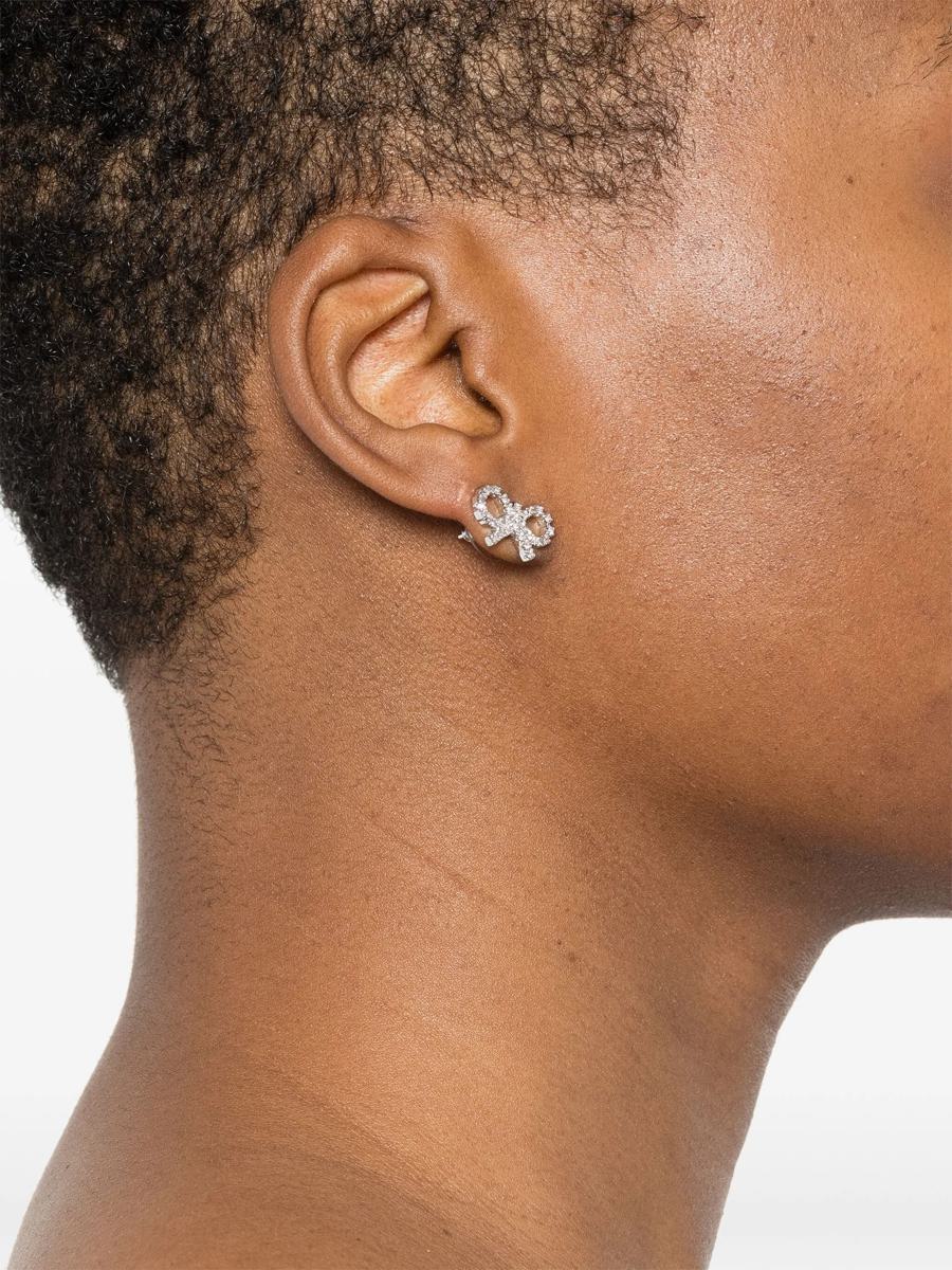 Self-Portrait Micro Bow Earrings Accessories