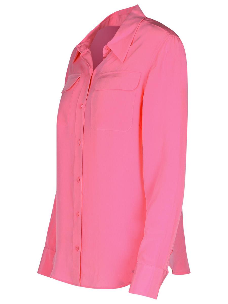Equipment Pink Silk Shirt