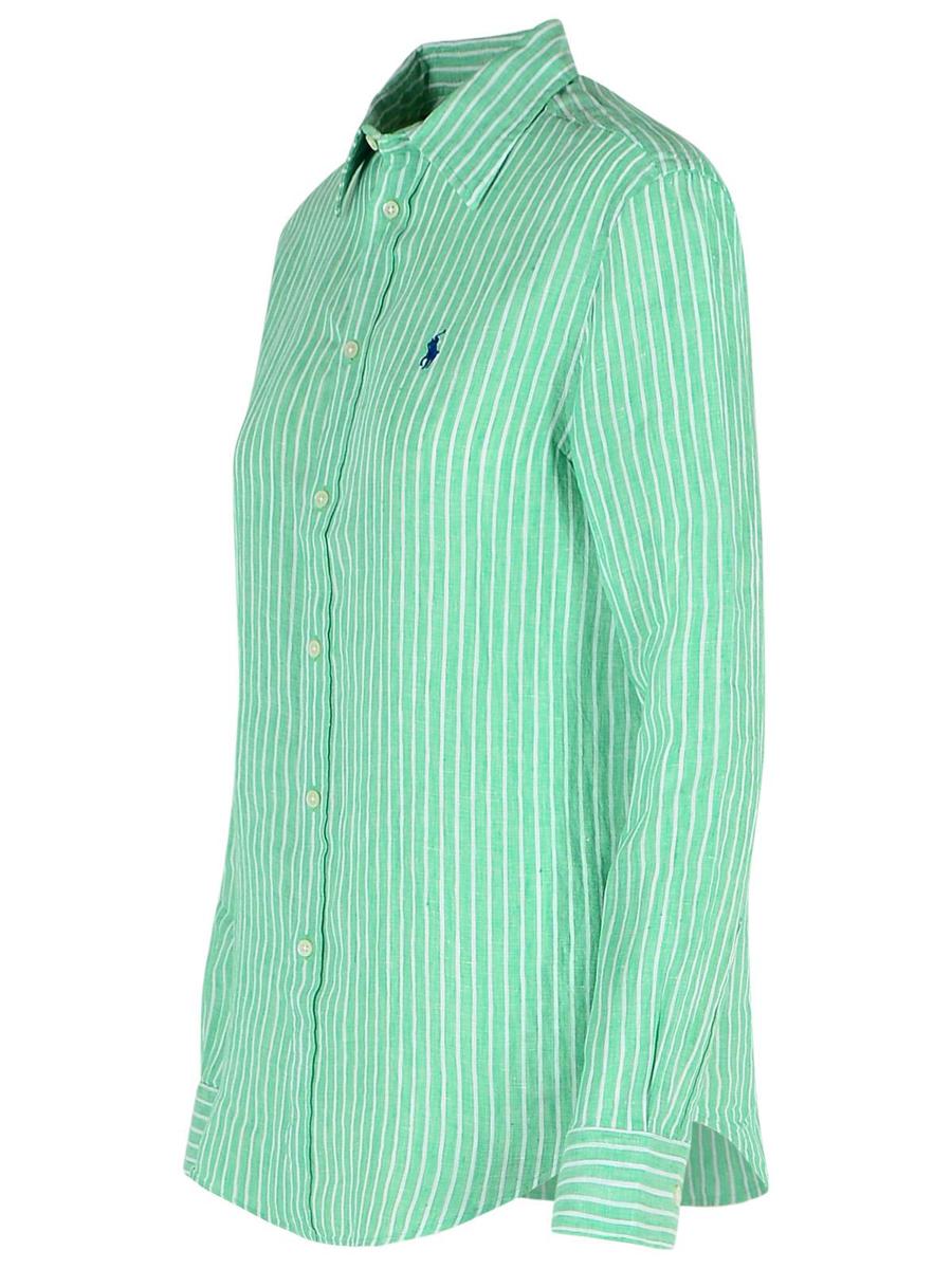 Polo Ralph Lauren Green Linen Shirt