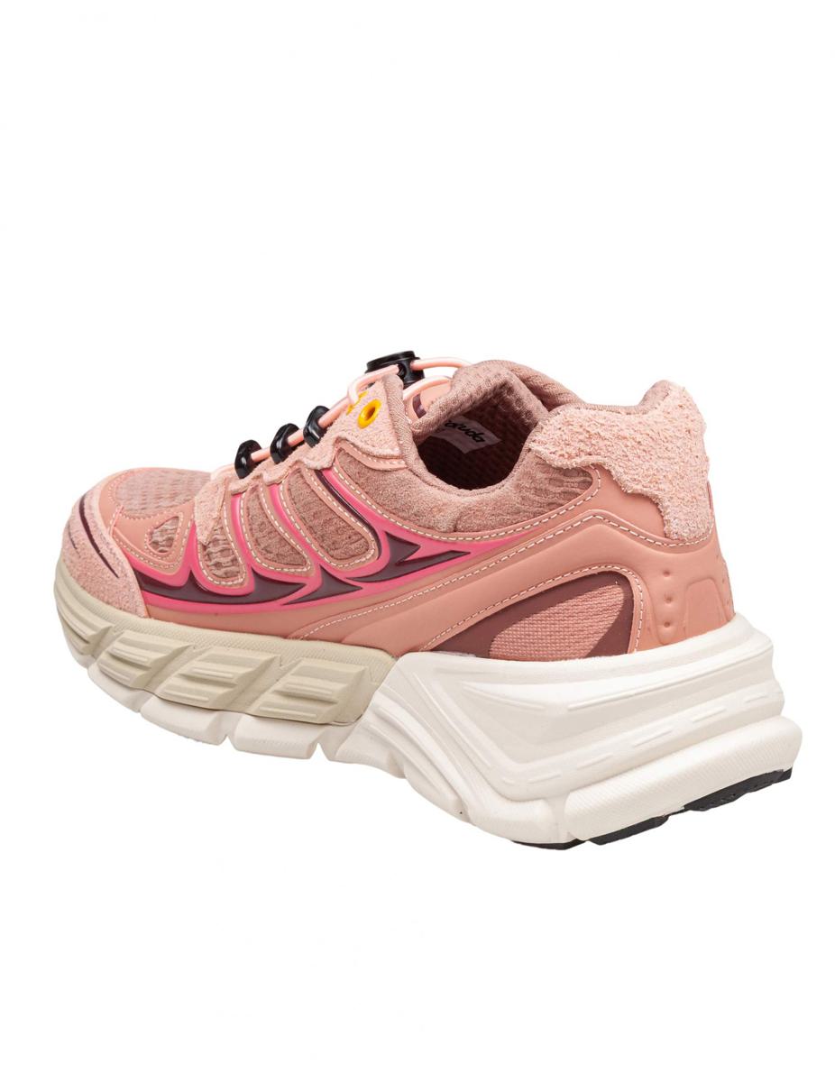 Barracuda Round-One Sneakers In Technical Fabric And Suede
