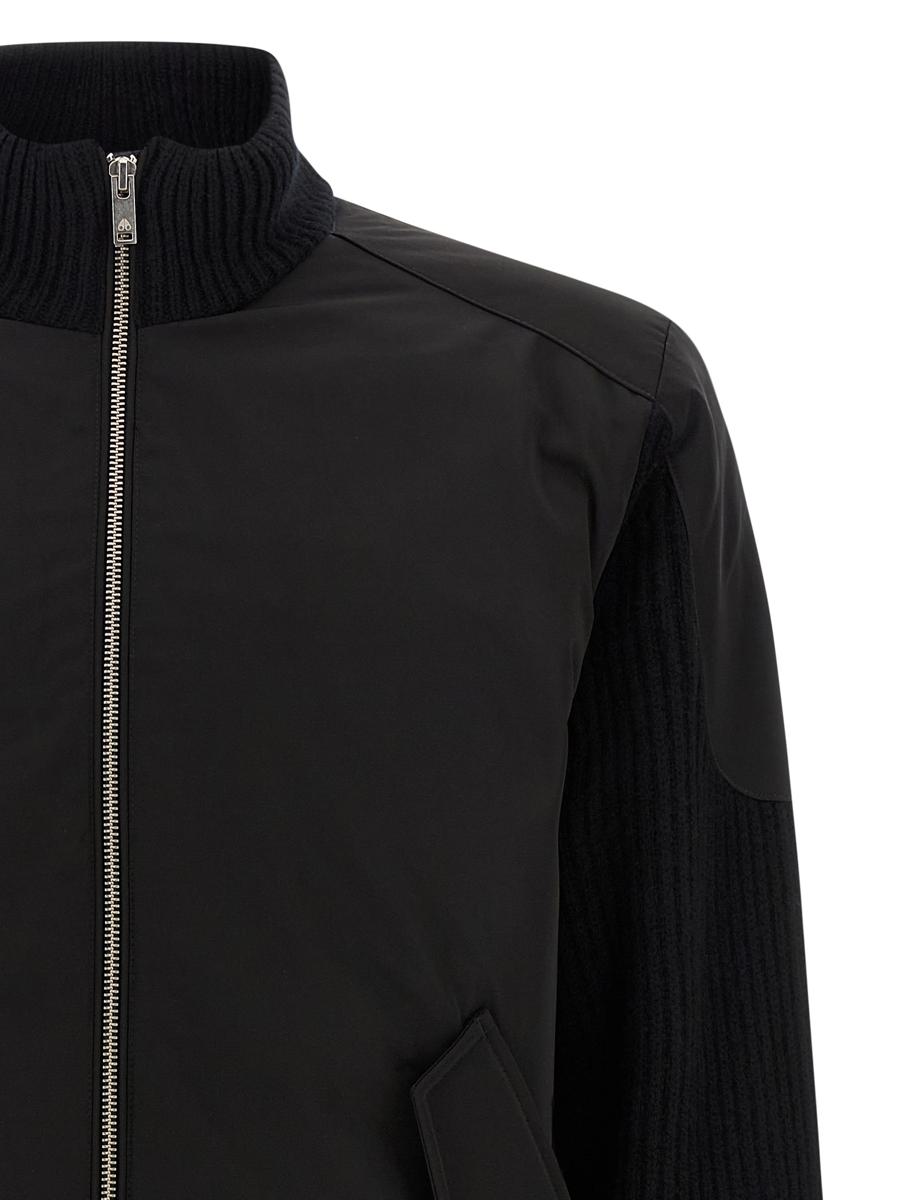 Moose Knuckles 'Magnus Knit Hybrid' Bomber Jacket