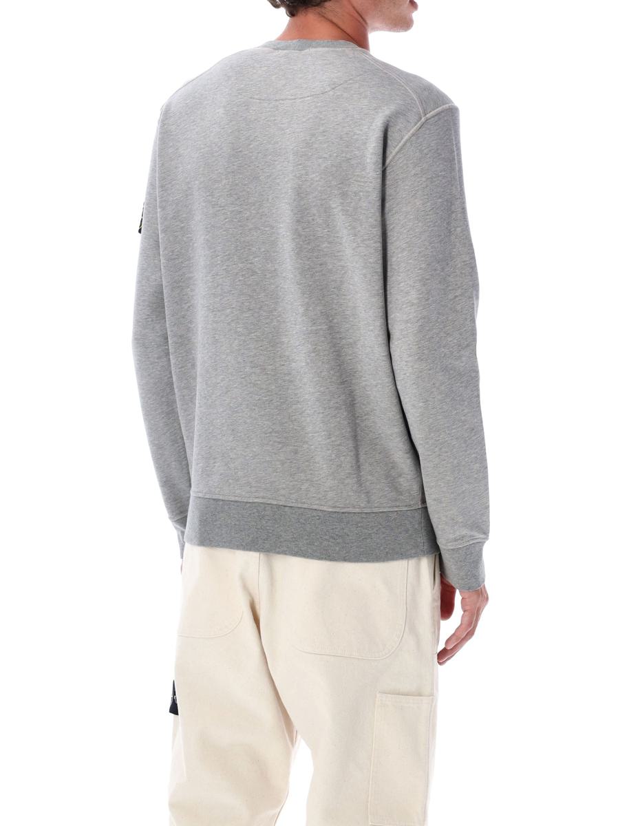 Stone Island Organic Cotton Fleece Sweatshirt