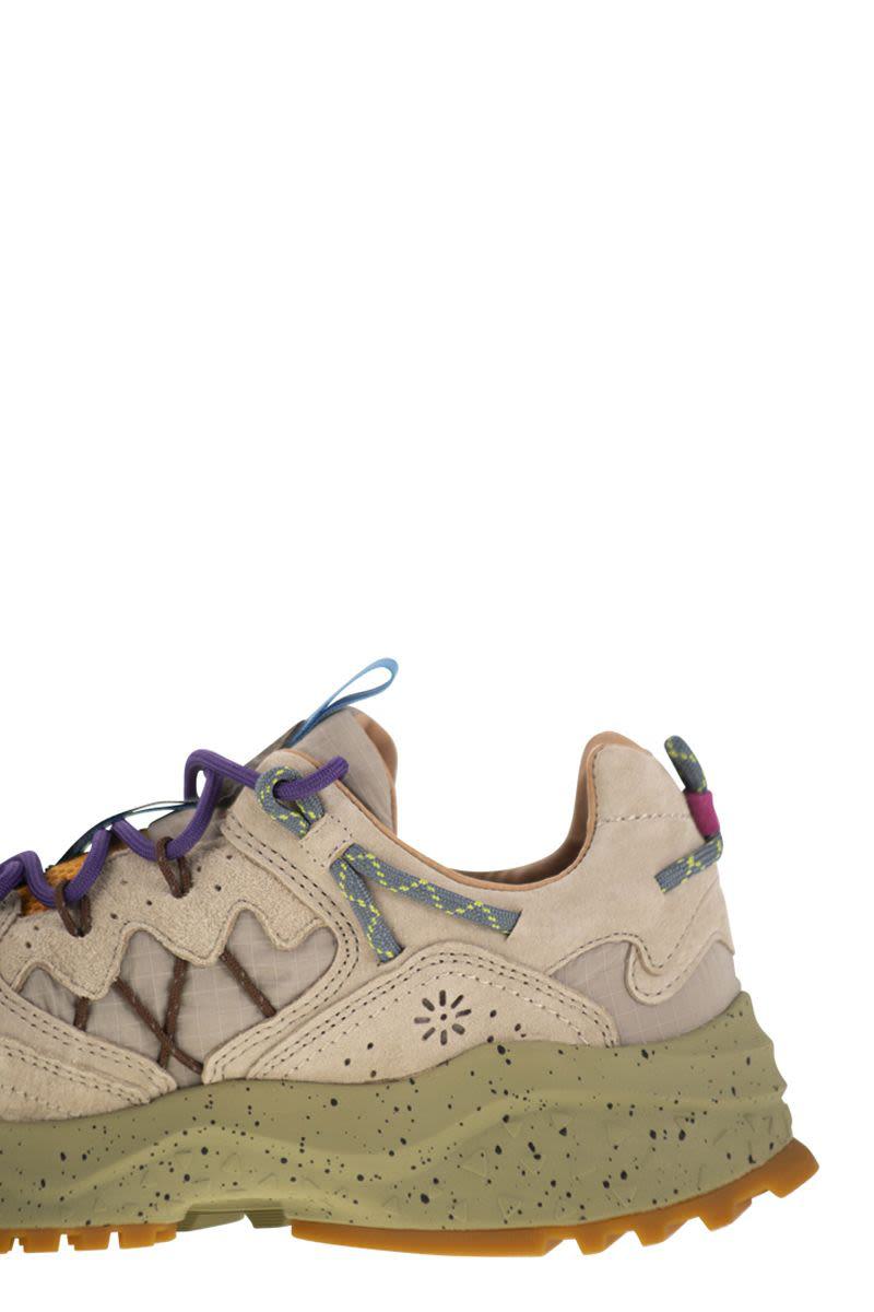 Flower Mountain Yamabushi - Sneakers In Suede And Technical Fabric