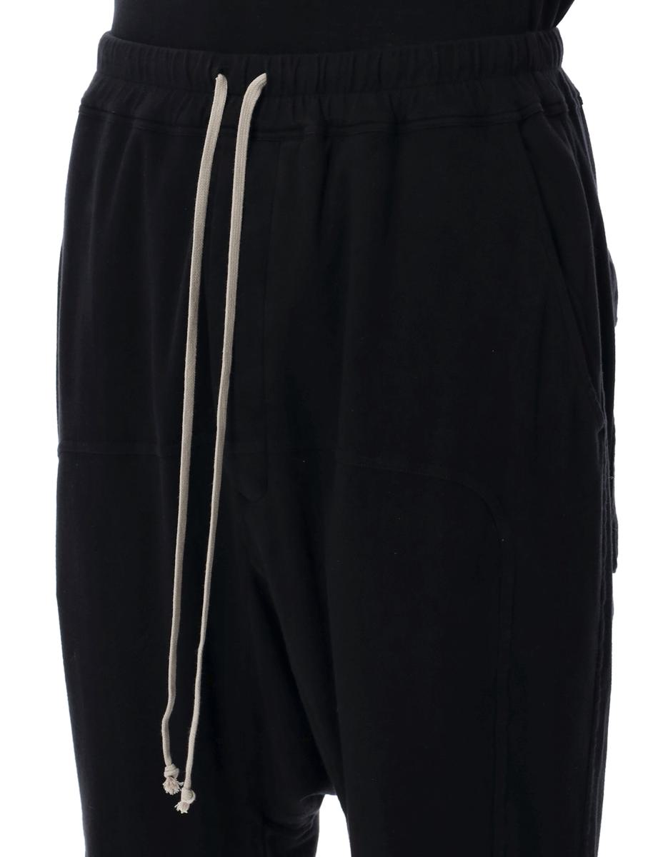 Rick Owens Drkshdw Black Jersey Prisoner Drawstring Pants