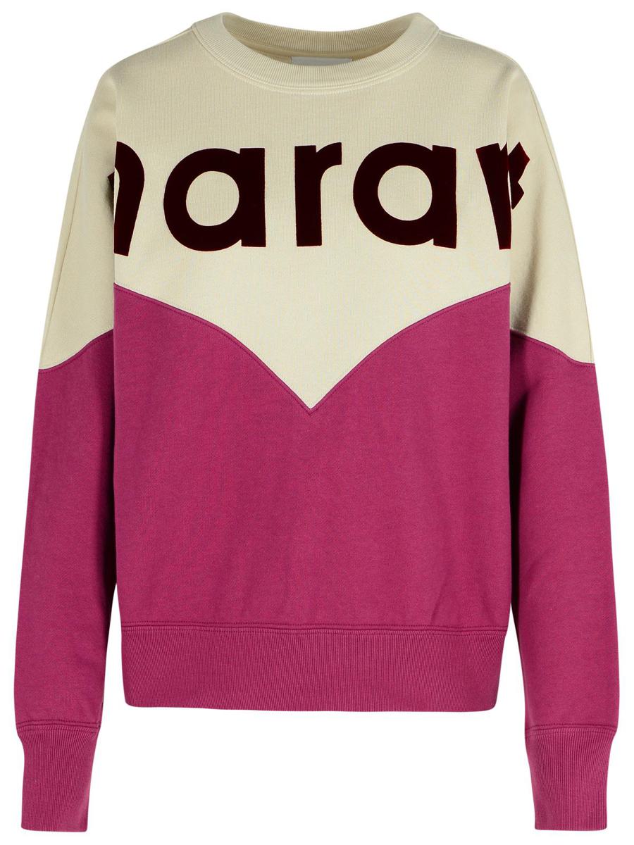 Isabel Marant Étoile 'Houston' Sweatshirt In A Grape-And-Eye Cotton Blend