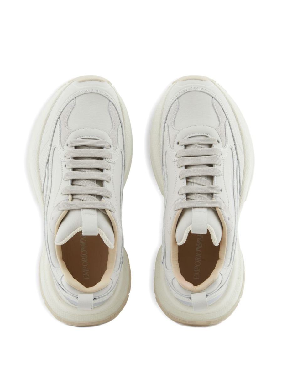 Emporio Armani Exclusive Leather Sneakers