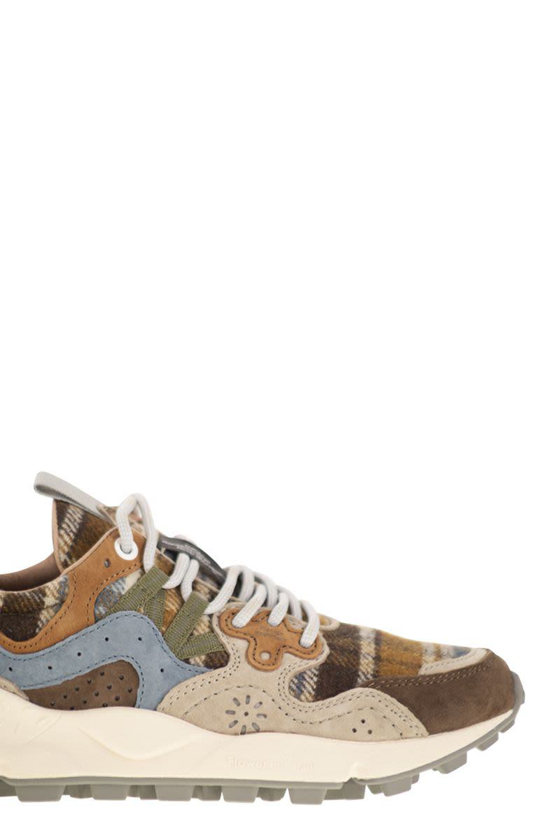 Flower Mountain Yamano 3 - Suede And Wool Sneakers