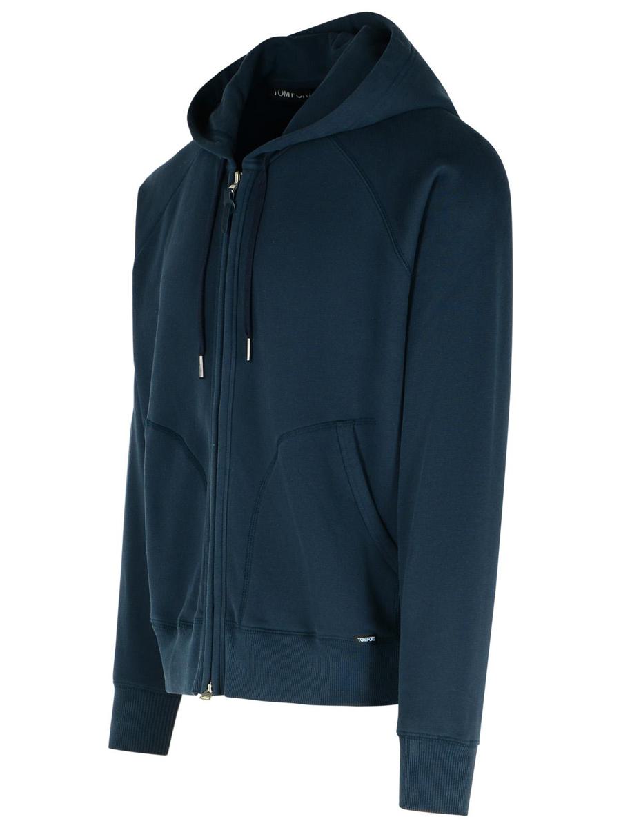 Tom Ford Blue Cotton Sweater