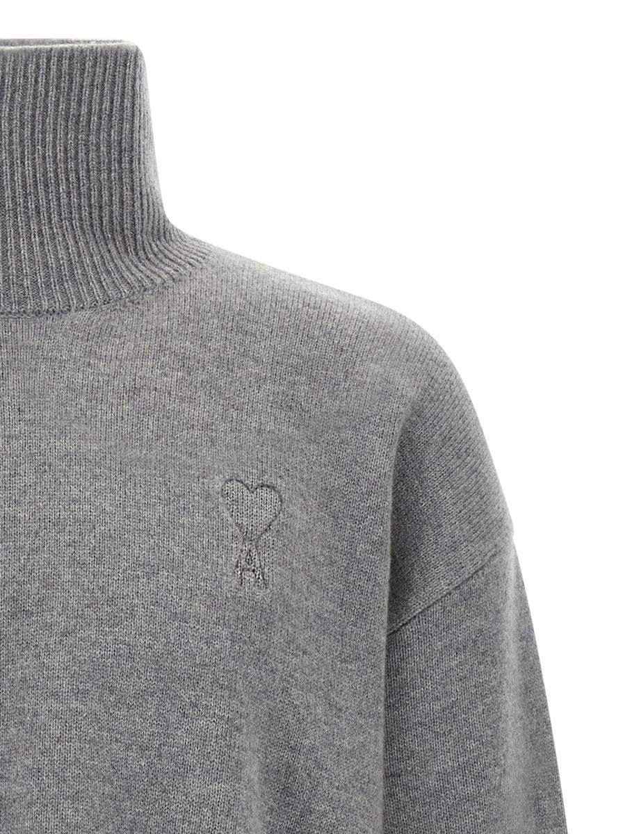 AMI Paris Puff Logo Sweater