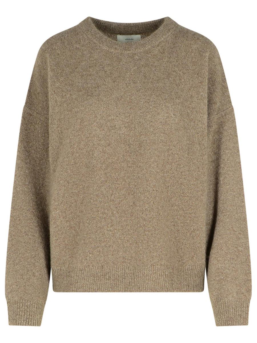 Loulou Studio Melange Ash Wool Blend Sweater