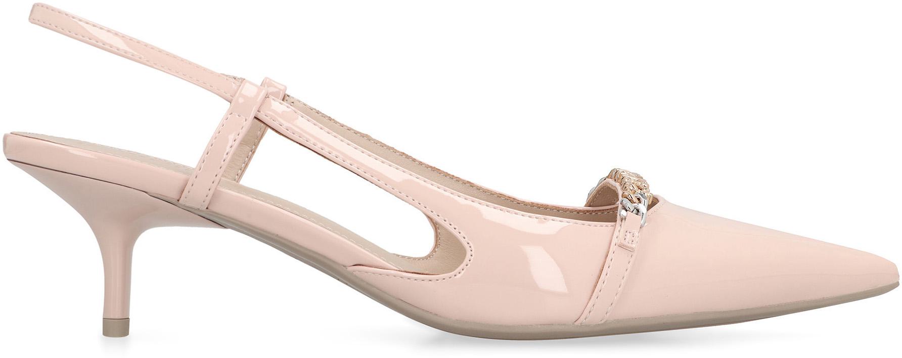 Pinko Gloria Patent Leather Slingback Pumps