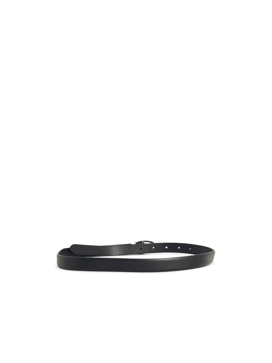 Diesel 'B-1Dr Strass 20' Black Leather Belt