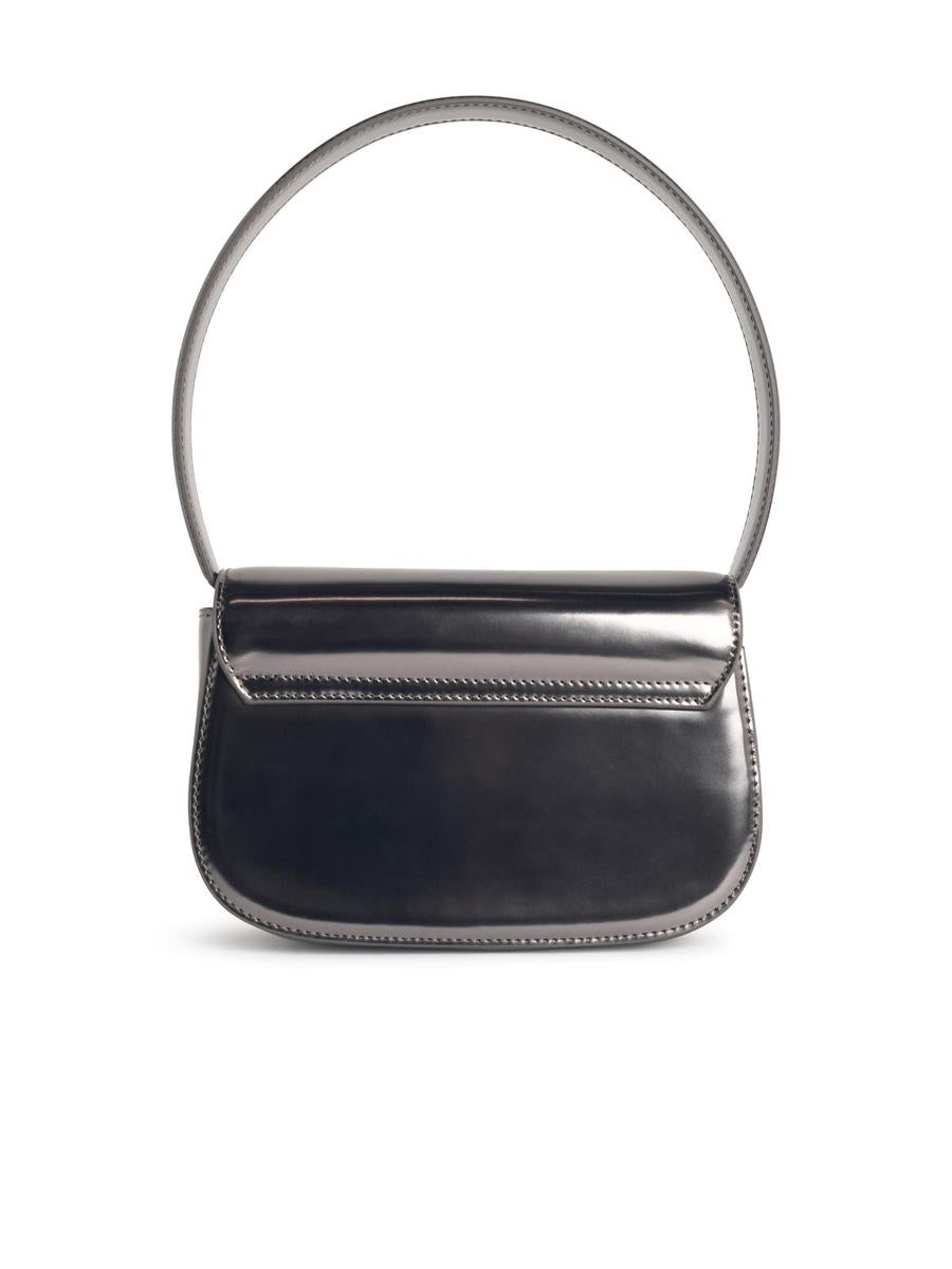 Diesel '1Dr' Grey Mirrored Leather Bag