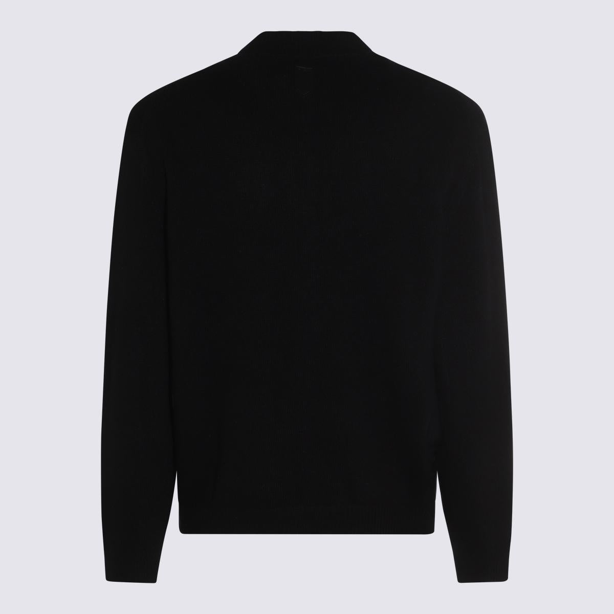 Canali Black Wool Knitwear