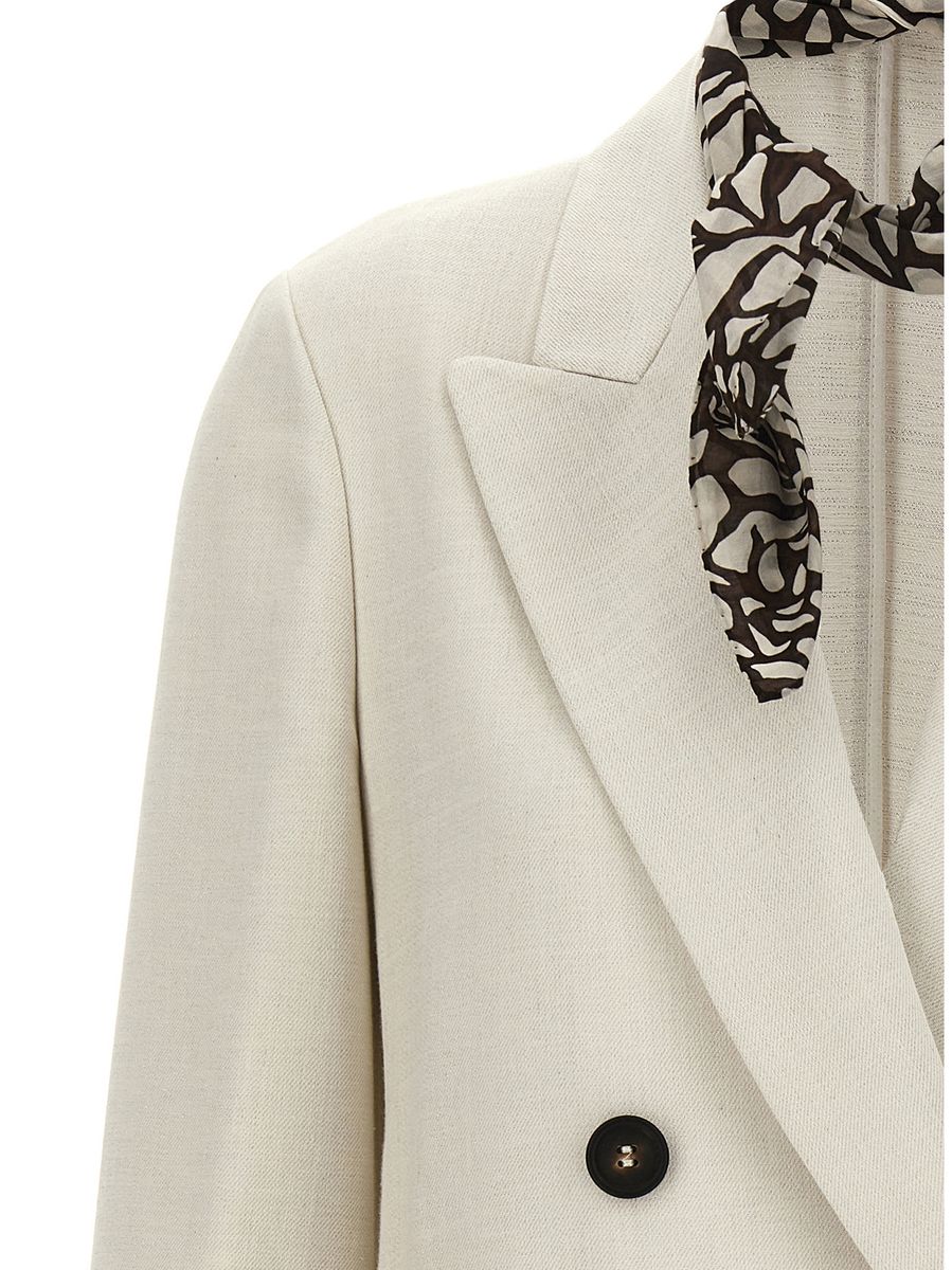 Brunello Cucinelli Lurex Double-Breasted Blazer