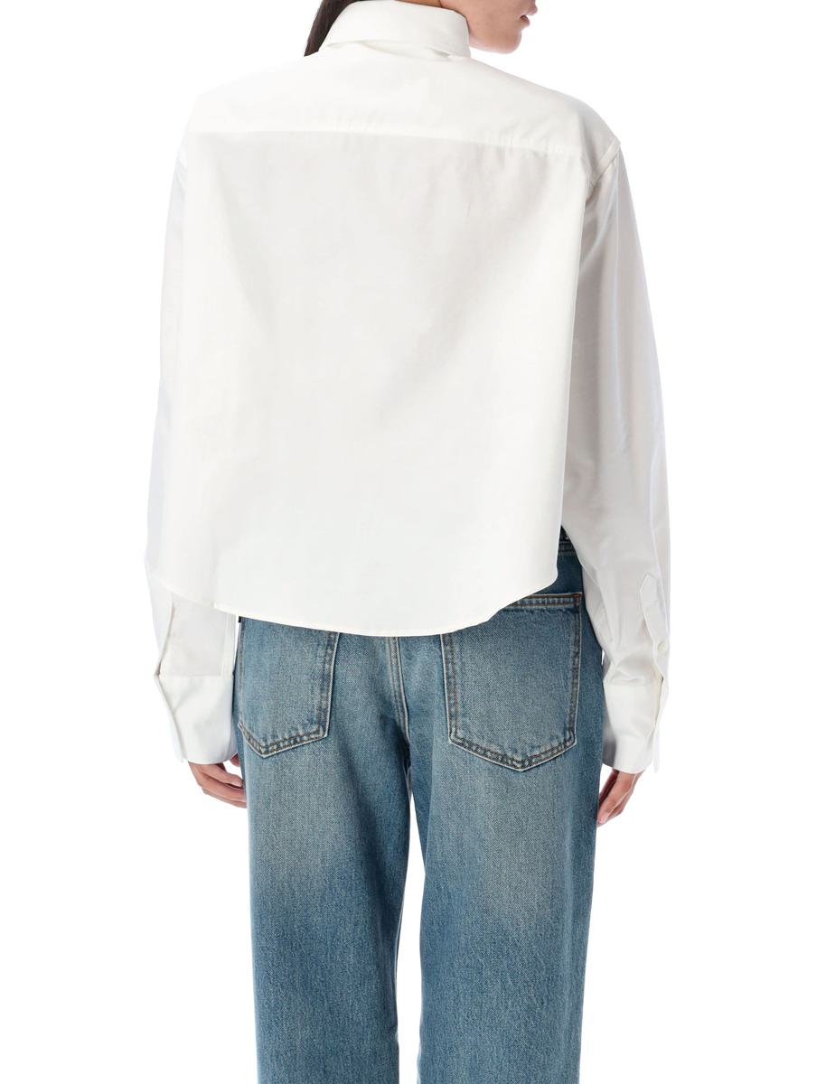 AMI Paris Oxford Cropped Shirt