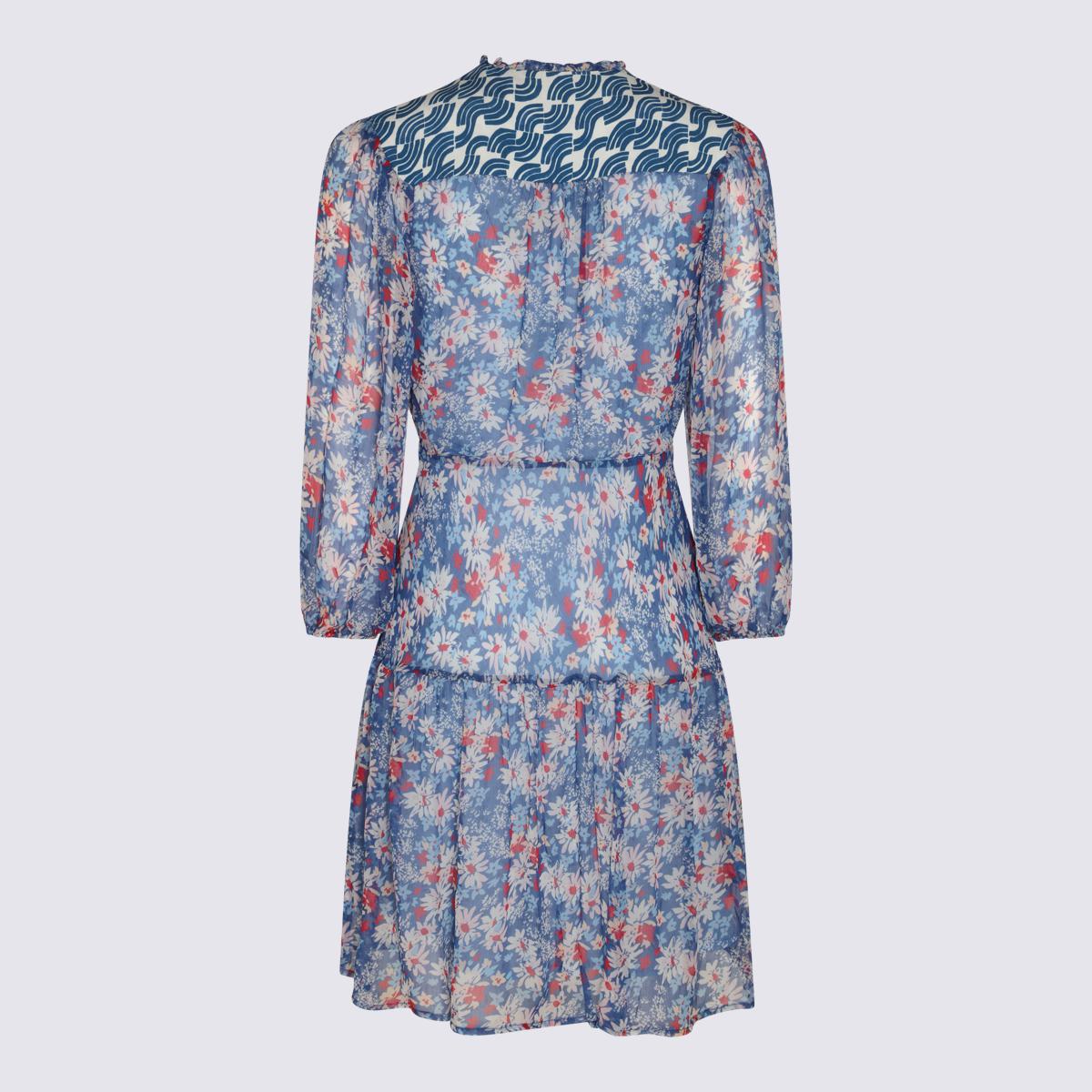 Rixo Blue Short Dress