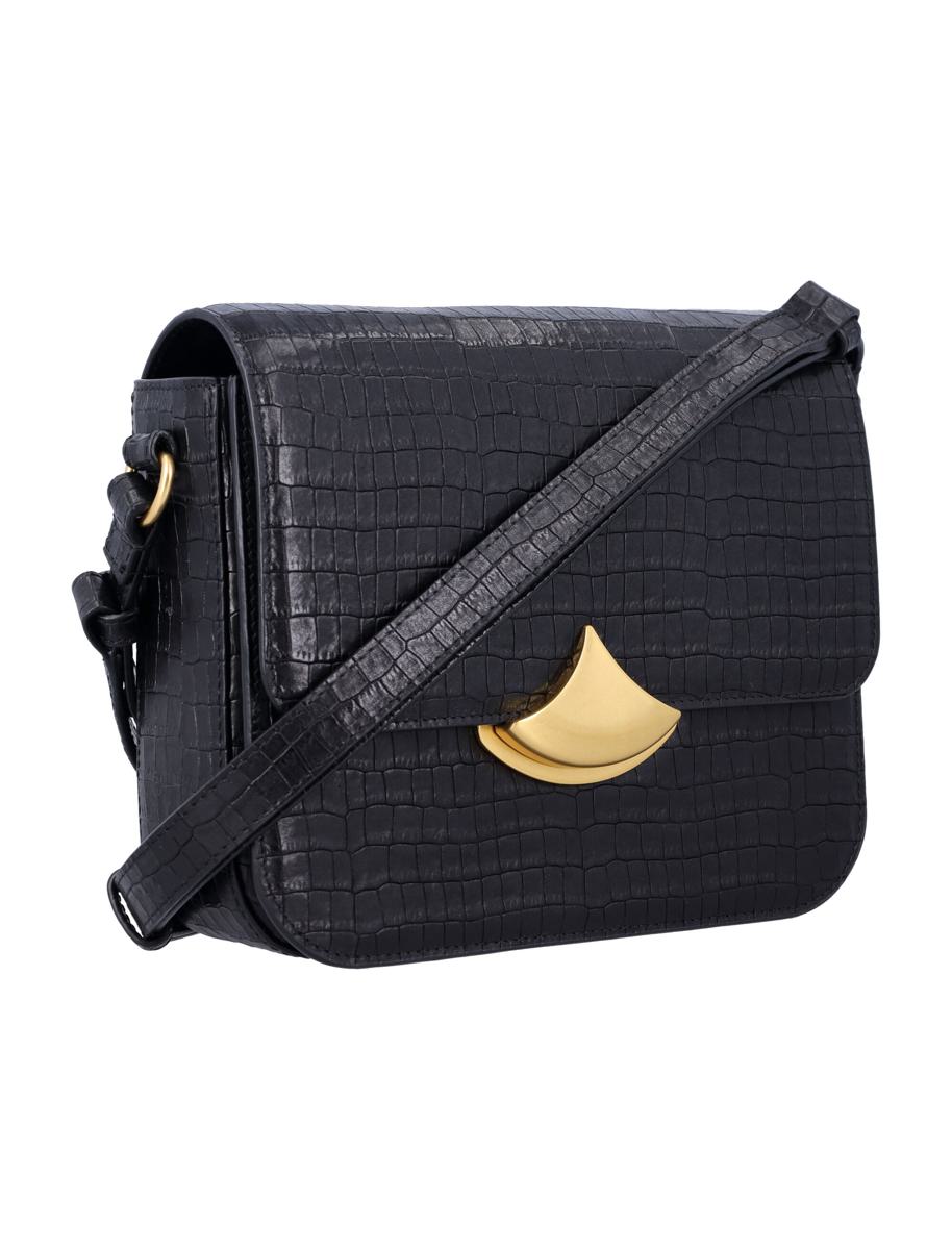 Sessun Sessùn Diviluz E Crocodile-Print Leather Box Bag