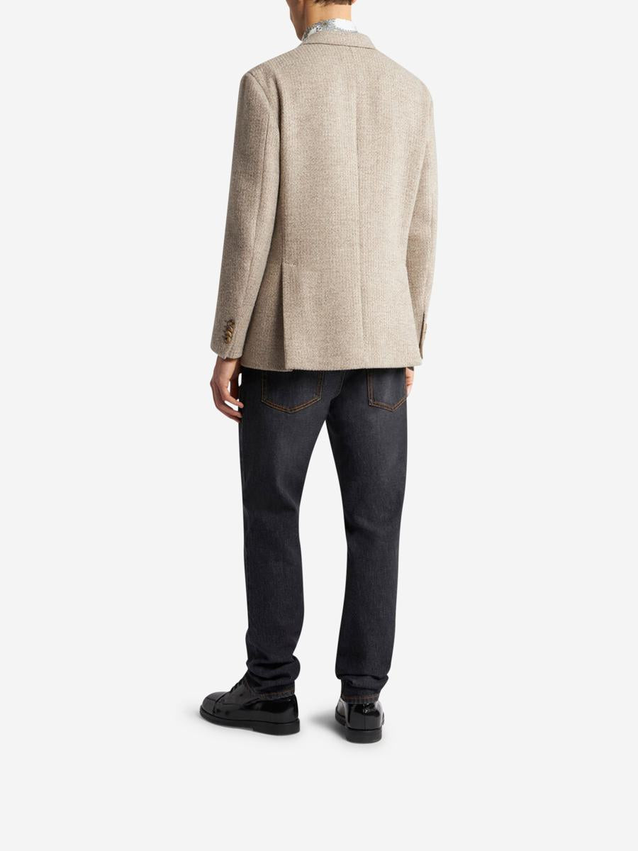 Etro Double Breasted Wool Blazer
