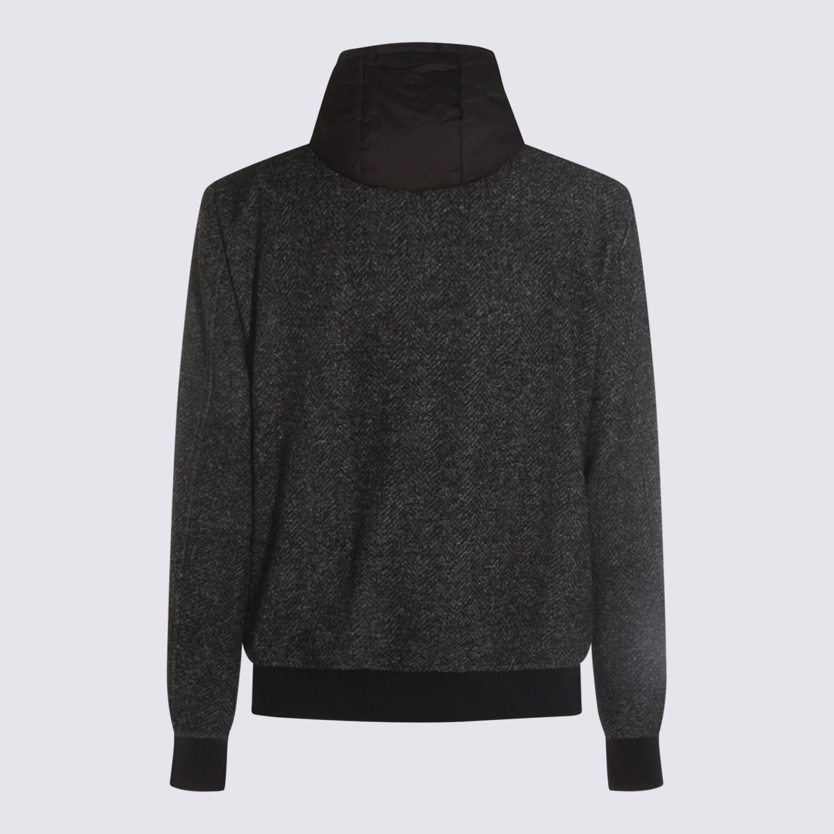 Canali Grey Wool Blend Casual Jacket