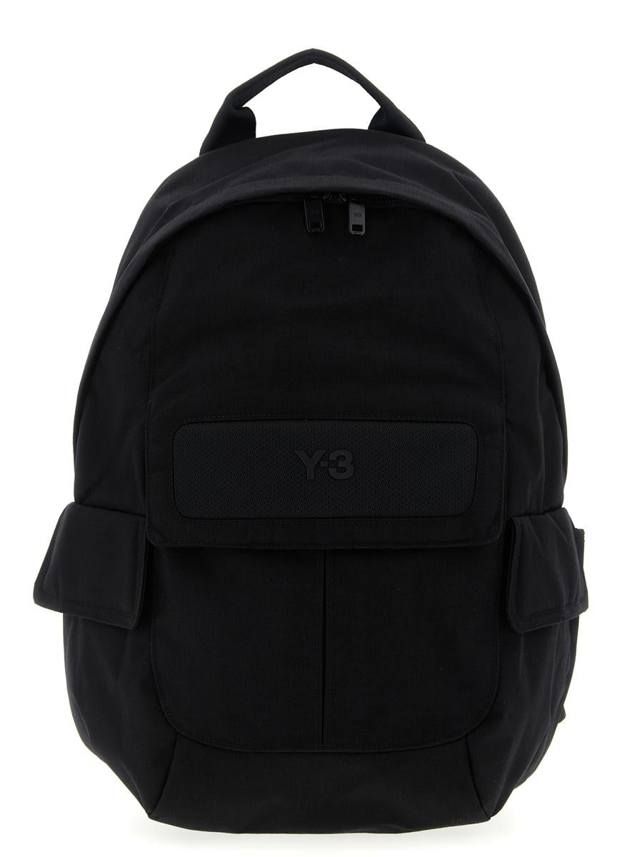 Y-3 Adidas Small Logo Pocket Backpack