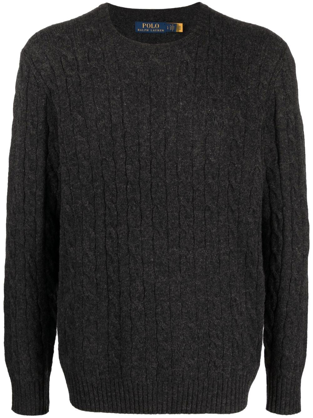 Cable wool and cashmere sweater