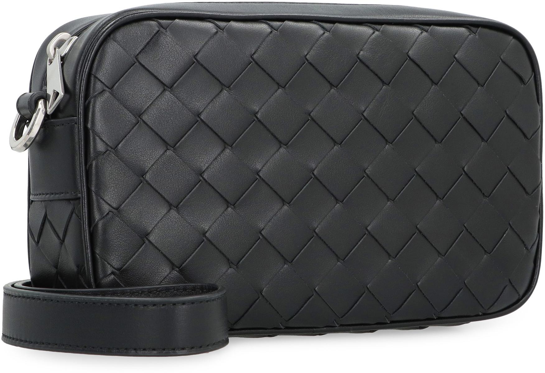 Bottega Veneta Leather Mini Camera Bag