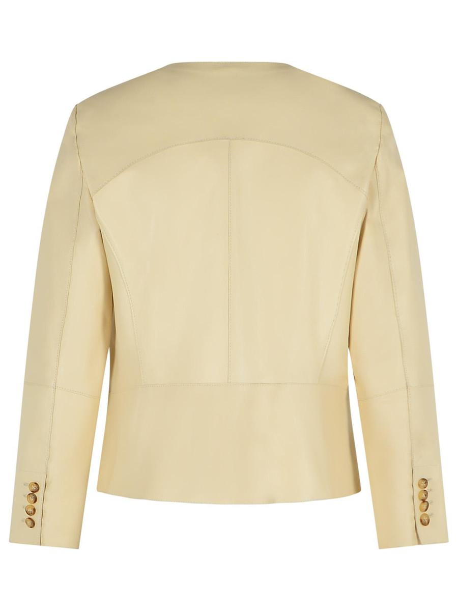 Bully Ivory Leather Jacket