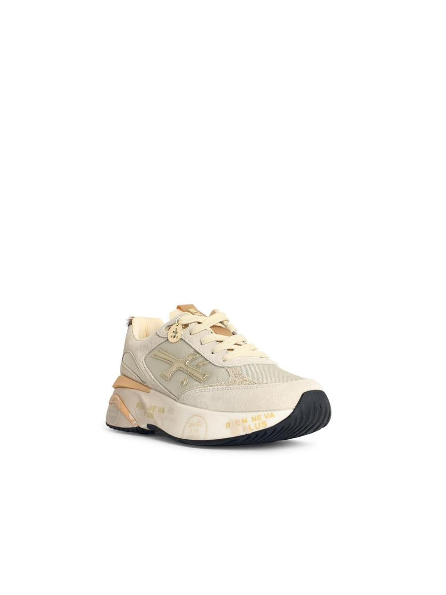 Premiata 'Moerund' Grey Suede Blend Sneakers
