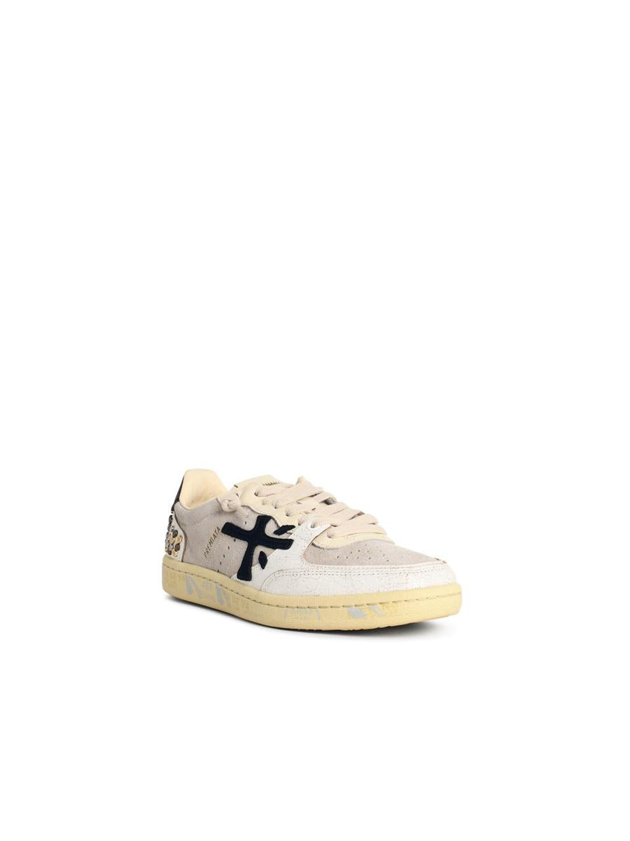 Premiata 'Bskt Clay' Two-Tone Leather Blend Sneakers