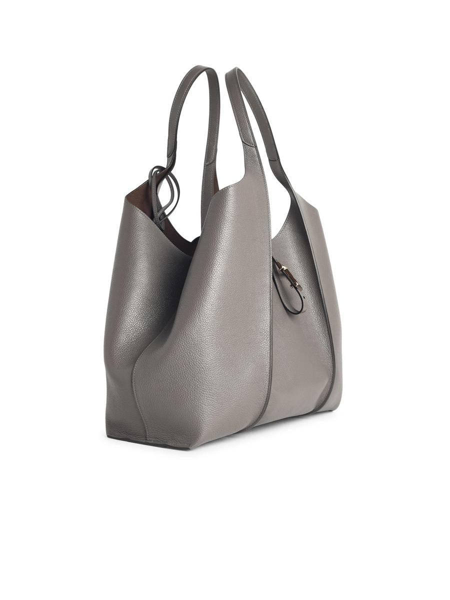Tod'S Gray Leather Bag