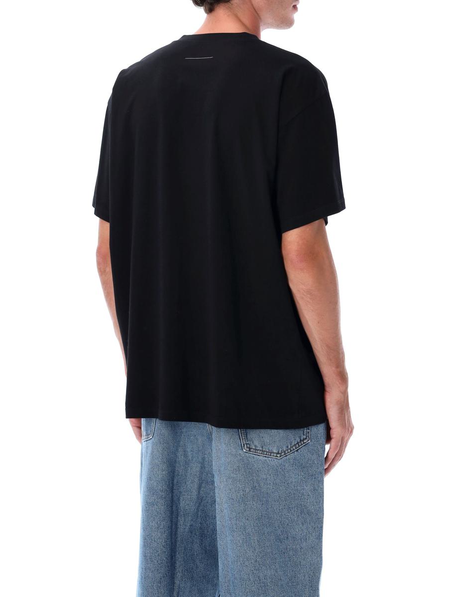 MM6 Maison Margiela Trompe L'Oeil Printed Cotton T-Shirt