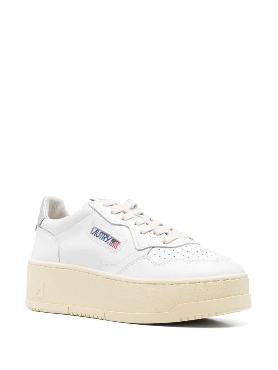 Autry "Platform Low" Leather Sneakers Shoes
