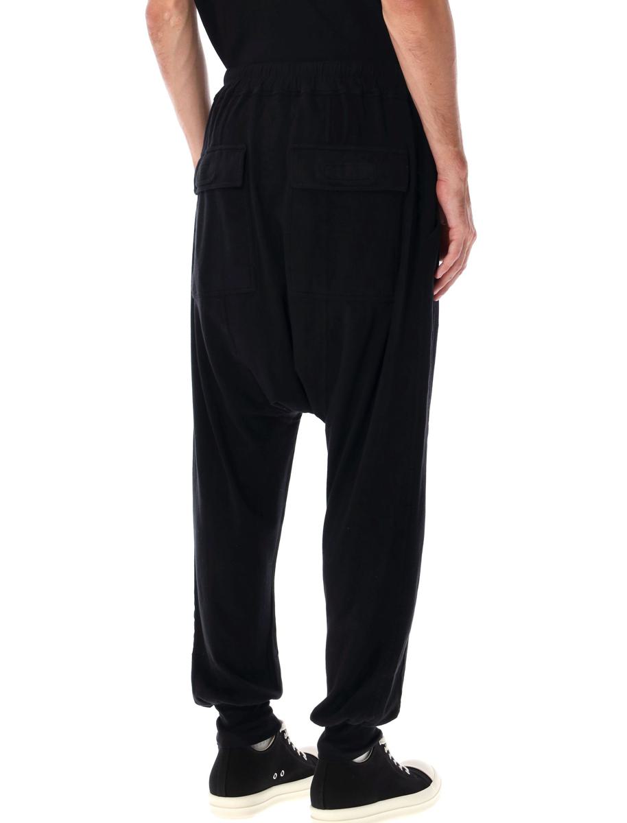 Rick Owens Drkshdw Black Jersey Prisoner Drawstring Pants