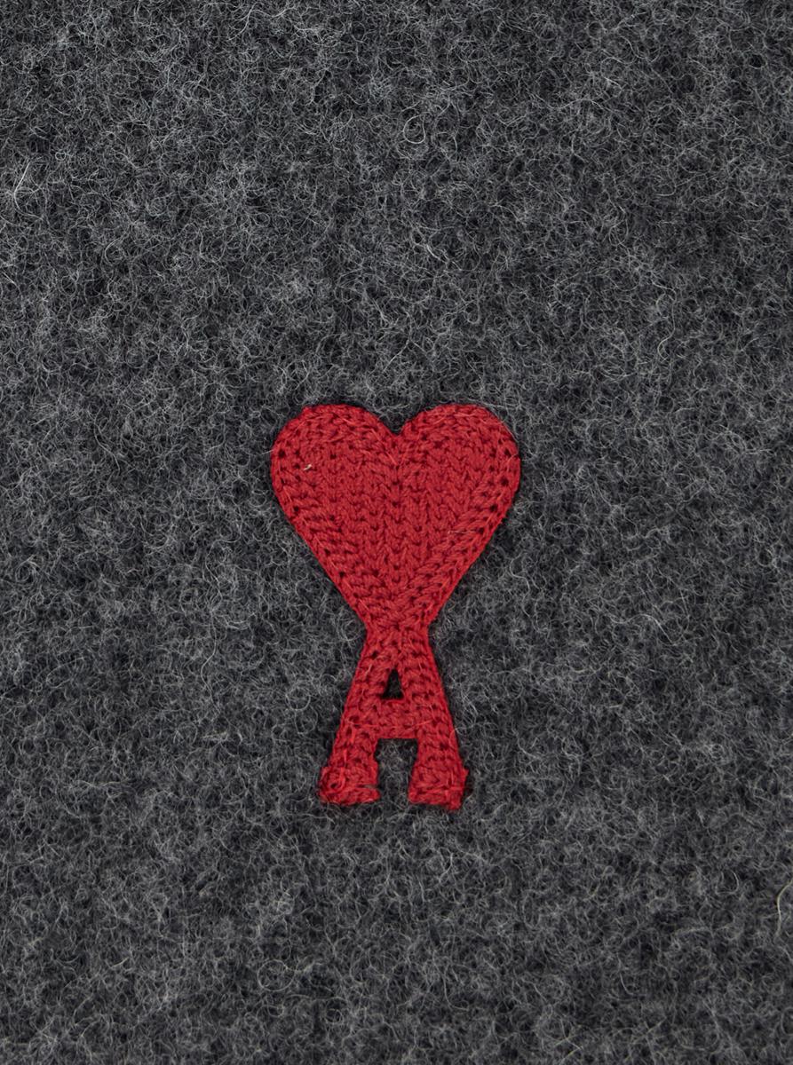 Red AMI Paris De Coeur Scarf