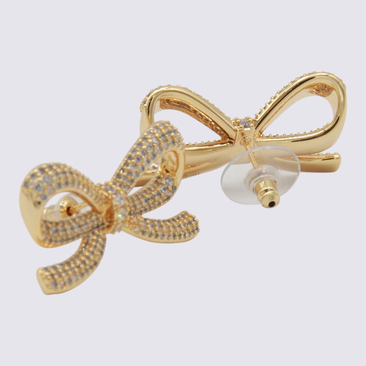 Self-Portrait Gold Tone Earrings