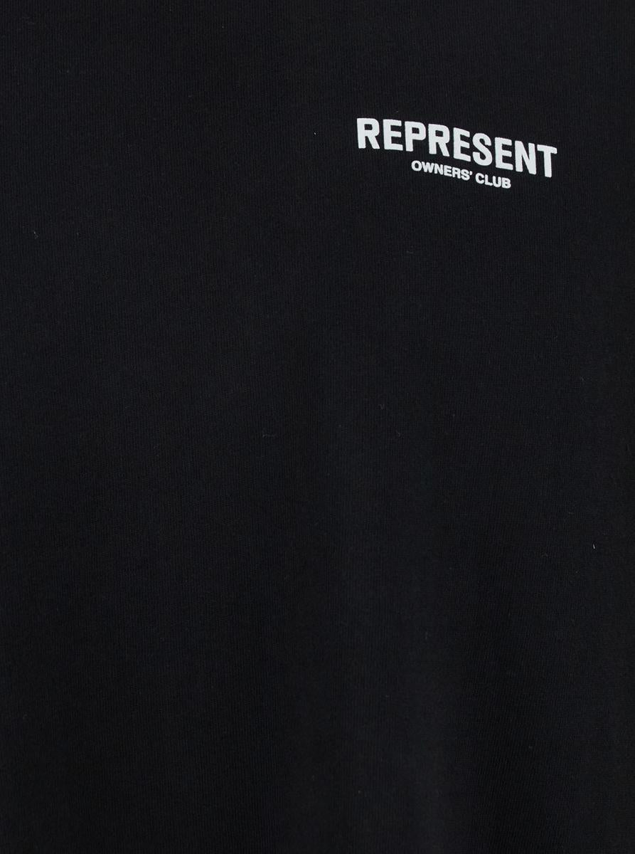 Black T-Shirt With Logo On The Front And Maxi Logo On The Back In Cotton Man