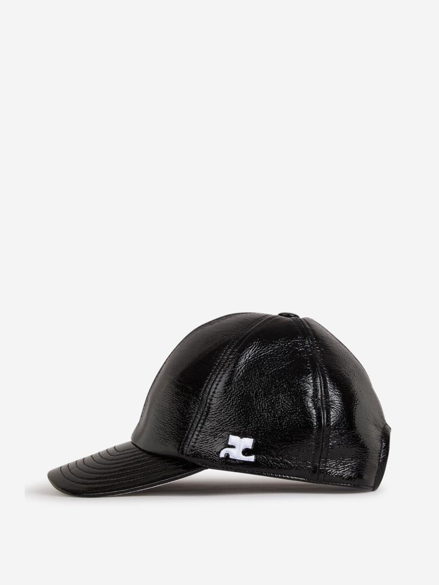 Courrèges Patent Logo Cap