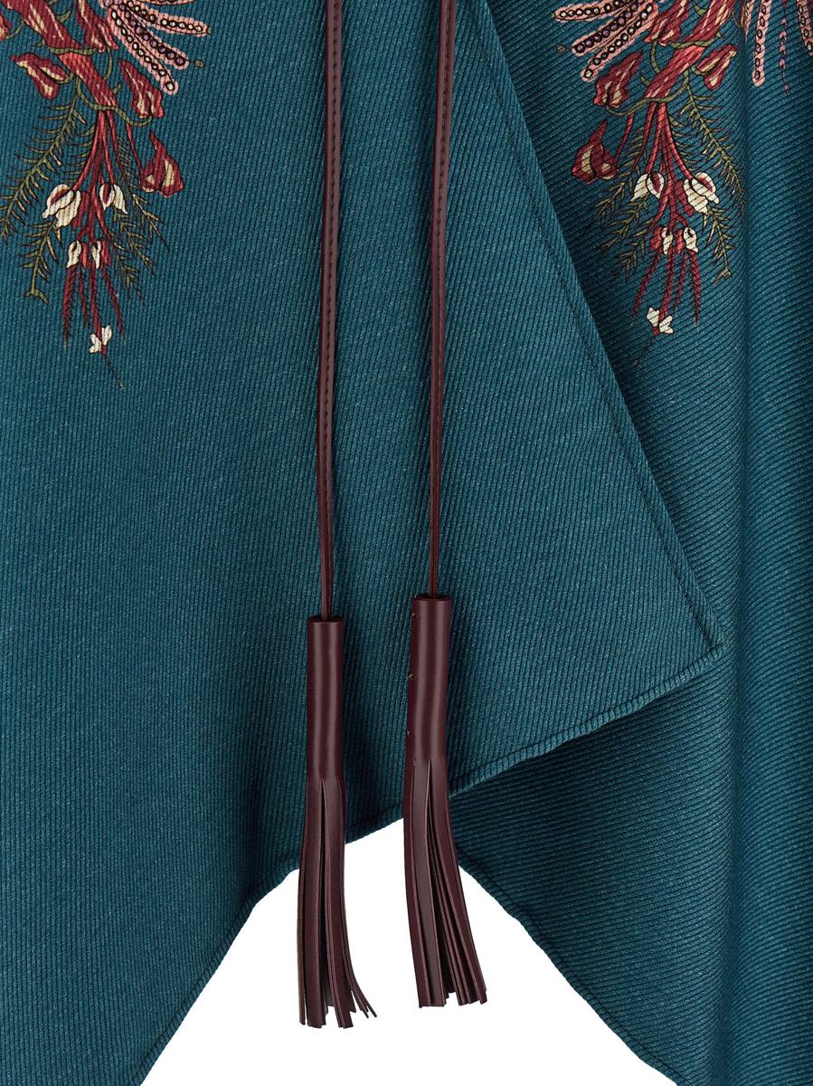 Etro Floral Paisley Cape