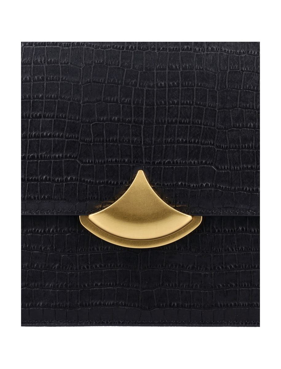 Sessun Sessùn Diviluz E Crocodile-Print Leather Box Bag