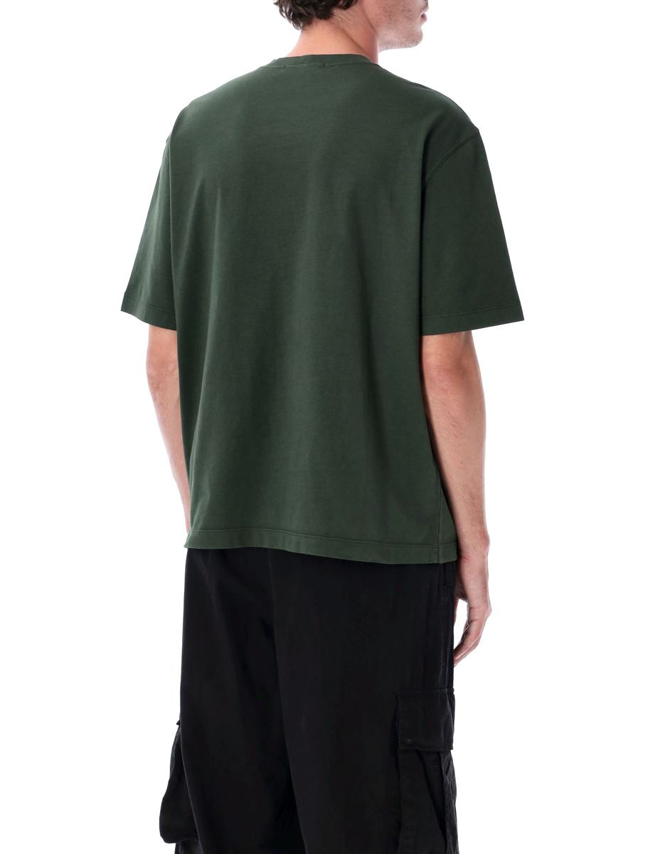 Stone Island Compass Patch Cotton T-Shirt