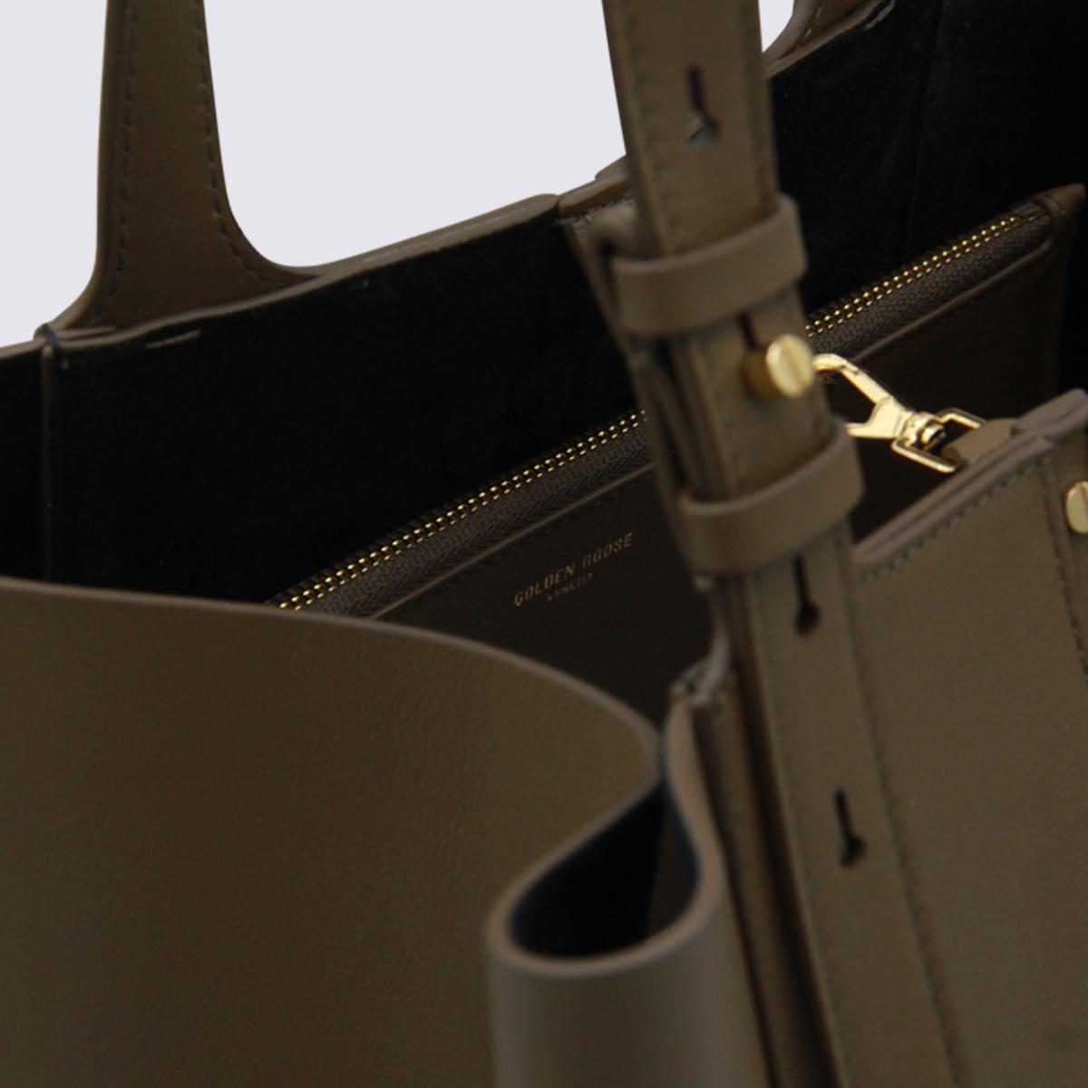 Golden Goose Brown Leather Totes