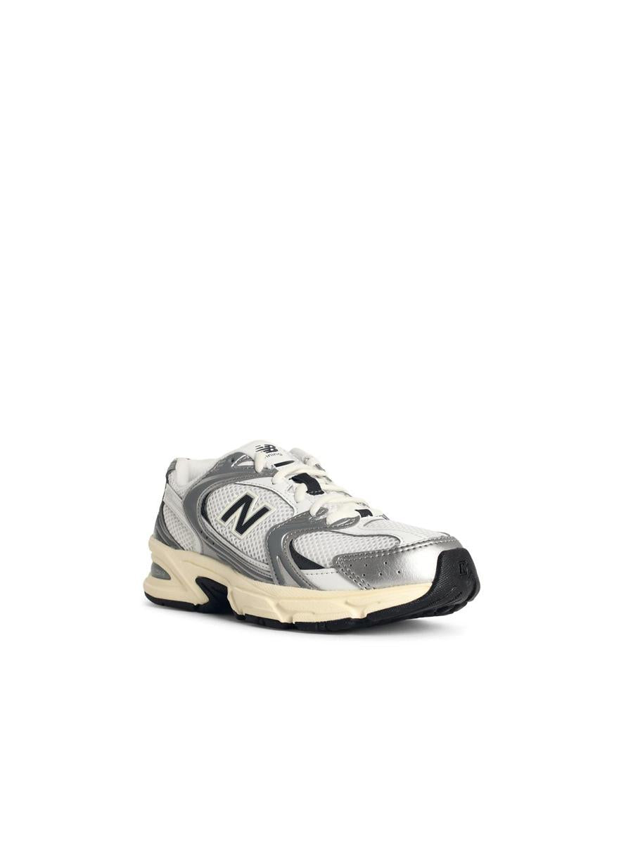 New Balance '530' White Fabric Sneakers