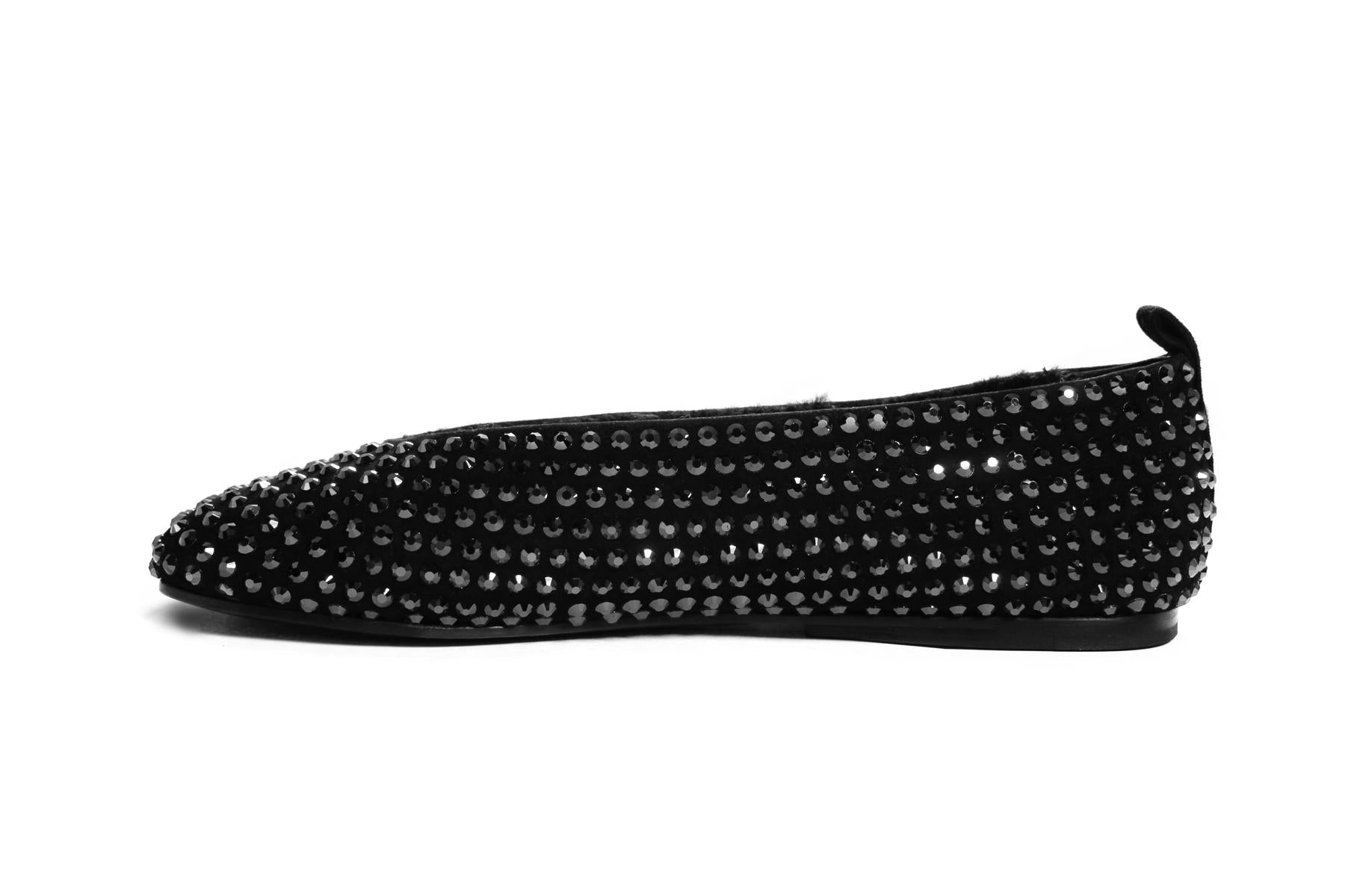 La Rose Ballerina Shoes Crystal Embellished
